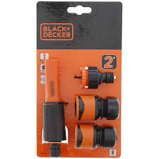 Action Set De Raccords 4 Pieces Black Decker Pour Tuyaux D Arrosage A 1 99
