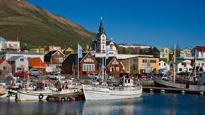The staff are friendly and knowledgeable and the rib boat means that you can very quickly get close to the whales whenever and wherever they surface in. Husavik Town North Iceland Travel Guide Nordic Visitor