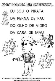 B7 e oh que luta desigual a e f# b7 só porque a colombina enfeitou meu carnaval. 69 Atividades De Carnaval Para Imprimir Gratis