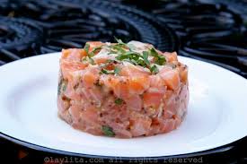 French Salmon Tartare Laylita S Recipes Salmon Tartare Recipes Salmon Appetizer