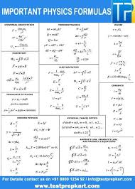 Important Physics Formula S Coolgadgets Physics Formulas Learn Physics Physics Courses