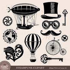 Steampunk Clipart Steampunk Style Clip Art Downloads Vector Steampunk Drawing Steampunk Wallpaper Downloadable Art
