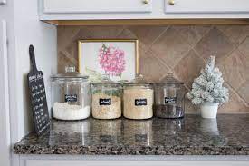 Countertop canisters & jars ( 2 ). Organizing With Canisters Love Your Abode