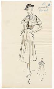 Sketch Schiaparelli Portfolio Fashion Illustration Vintage Elsa Schiaparelli Fashion Plates