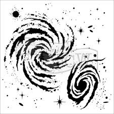 Black And White Tattoo Stencil Designs Tcw672 Galaxy The Crafter S Workshop Stencils And Mixed Media Goodies Stencils Art Stencil Art