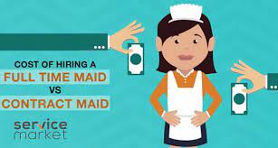 If you want to keep a nanny for a newborn or disabled kid, then the charges can increase. The Cost Of Hiring A Contract Maid Versus A Full Time Maid In Dubai The Home Project Servicemarket