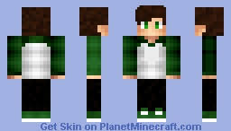 Find derivations skins created based on this one; Cool Stan Boy Green Sidgamez Minecraft Skin