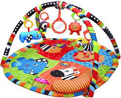 Baby play water mat inflatable infants tummy time playmat toys toddler activity. Baby Playmat Play Gym Safari Activity Play Mat Gym For New Born Babies And Toddlers Soft Toys Fun Animals Textures Mirror Discovery Carpet For Infants New Born Suitable From Birth Amazon Co Uk Baby