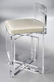 A solid transparent plastic made of polymethyl methacrylate (the same material as perspex or plexiglas). Acrylic Bar Stools Are Created Here At Muniz Plastics