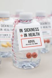 You Have To See These In Sickness In Health Drinking Favors Creative Wedding Favors Wedding Gifts For Guests Best Wedding Favors