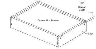 Notch And Bore For Undermount Glide Drawer Box Dovetail Drawers Solid Wood Cabinets