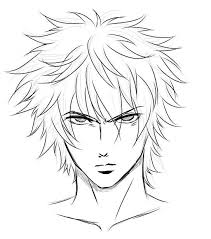 Angry Manga Face Anime Face Drawing Anime Faces Expressions Male Face Drawing