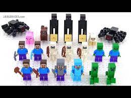 See how to build the enderman from minecraft using #lego piecesbuy #lego minecraft products here: Lego Minecraft All Official 2014 Minifigs Mini Mobs A Close Look Youtube