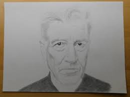 DAVID LYNCH PENCIL DRAWING 9x12 ORIGINAL PORTRAIT SKETCH