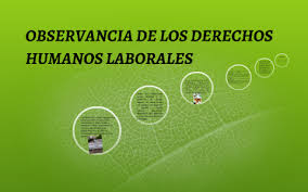De acuerdo a la defensa de los derechos humanos laborales hay que tener en cuenta que su objetivo es el de mejorar las condiciones estas hacen referencia a las condiciones que hacen referencia a los horarios de trabajo y los periodos de descanso, los cuales son necesarios para los. Observancia De Los Derechos Humanos Laborales By