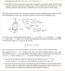 Another way to calculate volumes of revolution is th ecylindrical shell method. Solved Kemember From Hw2 That Cos Dx K1 I Sin R Cosi Chegg Com
