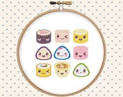 Maybe you would like to learn more about one of these? Sushi Cross Stitch Pattern Pdf Kawaii Instant Download Etsy Kawaii Cross Stitch Floral Cross Stitch Cross Stitch Patterns