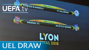 — uefa europa league (@europaleague) may 24, 2018. Uefa Europa League 2017 18 Semi Final Draw In Full Youtube