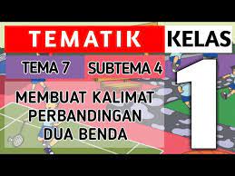 Check spelling or type a new query. Membuat Kalimat Perbandingan Dua Benda Berbeda Ukuran Pembelajaran 2 Subtema 4 Tema 7 Kelas 1 Sd Youtube