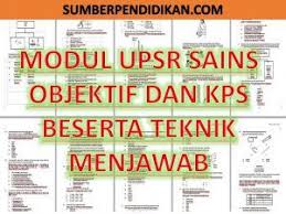 Modul Sains Upsr Johor Bah A Dan Bah B Kemahiran Proses Sains Johor Prose Print
