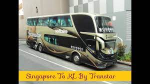 Around 18 coach companies efficiently provide bus. Singapore To Kuala Lumpur By Transtar Solitaire Bus Youtube
