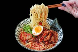 Cook the ramen noodles in a saucepan filled with boiling in a saucepan, heat the chicken broth and soy sauce. Easy Spicy Miso Ramen Recipe Video Seonkyoung Longest Recipe Ramen Recipes Spicy Miso Ramen Recipe Spicy Chicken