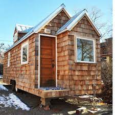 24 Cedar Shingled Home Santa Fe Nm 300 Sq Ft Hand Crafted Tiny Home Reclaimed Barn Wood Floors Tiny House Swoon Tiny House Exterior Cedar Shingle Homes