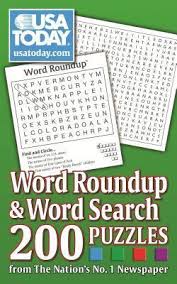 Click print at the top of the puzzle board to play the crossword with pen and paper. Usa Today Word Roundup And Word Search 6 Usa Today 9780740770340