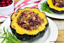 Maybe you would like to learn more about one of these? Quinoa Stuffed Acorn Squash Vegan Huggs