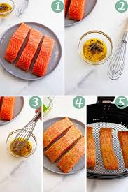 Remove salmon from vacuum sealed bag and rinse under cold water; Air Fryer Salmon Fresh Or Frozen Kara Lydon