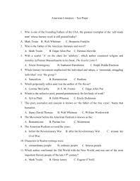 Being stuck inside is the perfect excuse to catch up on all of the books that have accumulated on your shelves over the years. American Literature Short Quiz Worksheet