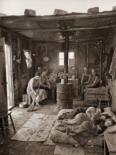 The Muller family's 1932 struggle: 9 people in a 14x16 foot room in Otsego  County, New York