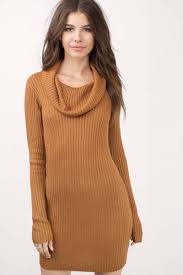 Learn about the new lyst app for iphone and ipad. Mellie Cowl Sweater Dress In Camel C 22 Tobi Ca