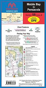 Amazon Com Maptech Waterproof Chart Mobile Bay To Pensacola