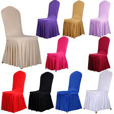 Also known as universal chair covers or pillow case chair covers, self tying chair covers are well suited for both wedding reception and catering business venues due to their unique versatility. High Quality Spandex Stretch Dining Chair Cover Restaurant Hotel Chair Coverings Wedding Banquet Plain Chairs Covers Home Decor Chair Cover Aliexpress