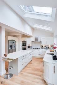 Usually i've put a tiles worth of 'splashback' behind sinks when i've fitted kitchens in the past. Home Open Plan Kitchen Living Room Kitchen Extension Open Plan Kitchen Dining