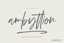 Script fonts are created based on the varied and fluid stroke in handwriting. Ambyttion Swash Handwritten Font 419118 Script Font Bundles In 2020 Handwritten Fonts Signature Fonts Typography Quotes