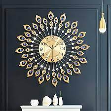 We did not find results for: Amazon Com 26 3 Inch Gold Large Wall Clocks For Living Room Decor Elegant 3d Modern Wall Clock With Dial Arabic Numberals Non Ticking Silent Big Wall Clocks Diamond Round Home Decoration Kitchen Clocks Kitchen Dining