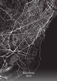 Feature on your walls a different view of this amazing city! Barcelona Map Spain Poster Art Print By Gigi Bgm Displate
