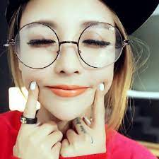 Europe Newest Men Women Round Retro Metal Eyeglasses Frames Korean Myopia Glasses Frame Optical Retro Eyeglasses Frames Retro Eyeglasses Round Sunglasses Women