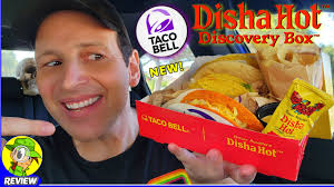 This review features the New Disha Hot™ Discovery Box™ over at Taco Bell®  showcasing Omar Apollo's Disha Hot™ Hot Sauce! That's right! It's a Taco  Bell x Omar Apollo Collab with lots