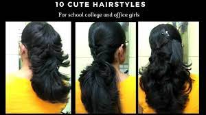 I put together 10 incredibly easy hairstyles for short hair that are braidless (brainless) and heatless. 10 Easy Hairstyle For Short Hair Best Hairstyle For Girls Latest 2019 Hairstyles 10easy Cool Hairstyles For Girls Hair Styles Short Hair Styles Easy