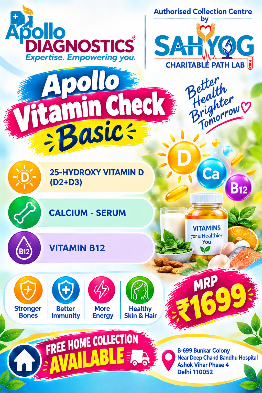 APOLLO VITAMIN CHECK-BASIC product image