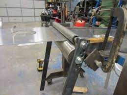Diy Sheet Metal Rolling Brake Table Kustoms By Kent Sheet Metal Fabrication Sheet Metal Sheet Metal Brake