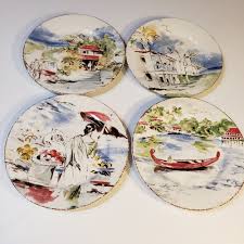 Destination Dessert Salad Desset Plates Set Of 4 Pier One 7 5 China Porcelain Pierone Dessert Plate Plate Sets China Porcelain