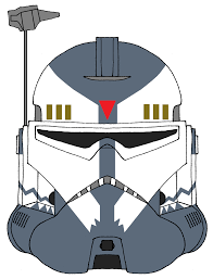Clone Trooper Commander Wolfee S Helmet 4 Star Wars Wallpaper Star Wars Drawings Star Wars Helmet