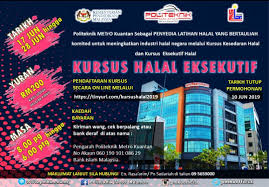 Perjalanan hidup bersama diploma perkhidmatan makanan (amalan halal). Kursus Halal Eksekutif Ditawarkan Lagi Peluang Dibuka Kepada Para Pelajar Diploma Perkhidmatan Makanan Amalan Halal Politeknik Metro Kuantan Untuk Mendapatkan Sijil Profesional Yang Diiktiraf Sebagai Nilai Tambah Ke Arah Kebolehpasaran Pelajar Apabila