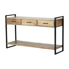 Brooklyn Max Cayley Natural Mango Wood Console Table Hayneedle Wood Console Wood Console Table Mango Wood