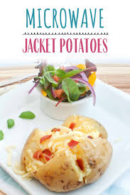 Sweet potatoes are always a reliable meal option. How To Cook Jacket Potatoes In The Microwave Liana S Kitchen