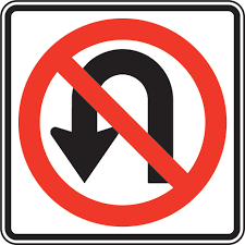 No U Turn Sign Y2732 Traffic Signs Wall Signs Traffic Signs And Symbols